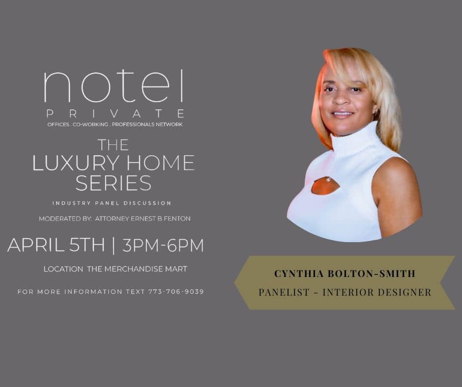 ccsdesigngroup's tweet image. Let&apos;s talk 👉🏾 Luxury Homes! Wednesday at @theMARTChicago  with @notel_private

#CCSInteriorDesignGroup #TheMart #notelprivate #luxuryhome #luxuryrealestate #luxurylifestyle #art #luxuryfurniture #luxurylife #notelprivate #interiordesign #mortgagebroker #realestateinvesting