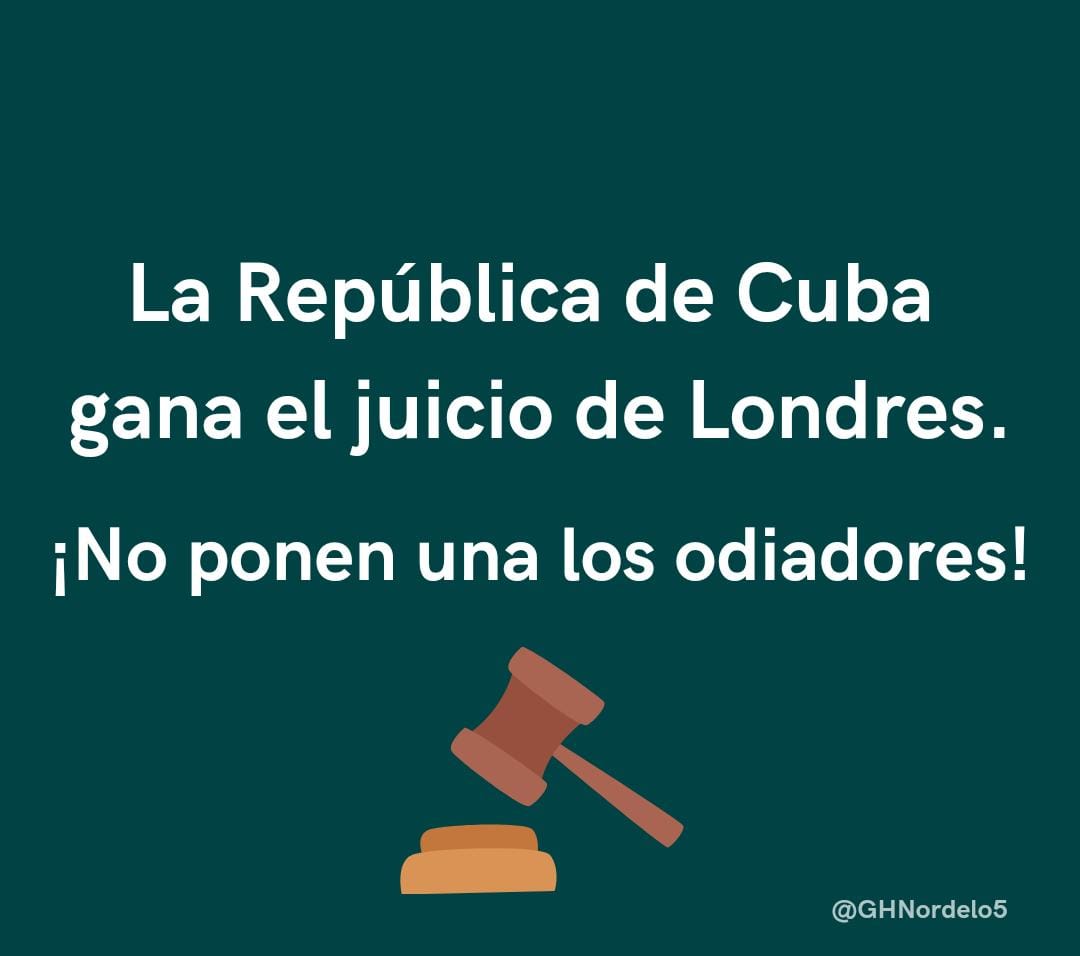 GHNordelo5's tweet photo. ¿No decían los agoreros y 'analistas' del odio que sería una derrota para #Cuba? Pues #CubaGanó #CDRCuba #SomosDelBarrio https://t.co/jnD6QT3kdB