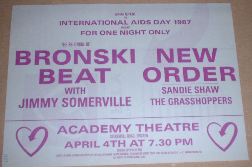 #OnThisDay in 1987, Bronski Beat reunited with Jimmy for a special concert to highlight International AIDS Day at the Brixton Academy ❤️ Were you there? We would love to see any pictures you may have. Feel free to share them with us!

#bronskibeat #otd