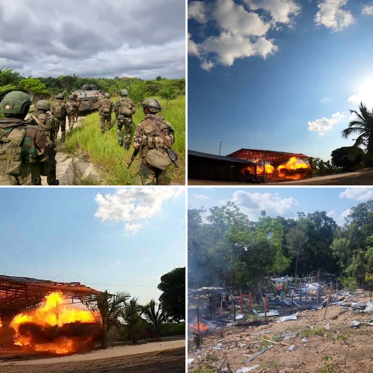 dhernandezlarez's tweet photo. En Venezuela no se podrán establecer bases extranjeras o instalaciones que tengan de alguna manera propósitos militares. #FANB en salvaguarda de nuestra soberanía nacional, desmantelará y destruirá cualquier instalación con fines bélicos e ilegales.

#EscudoBolivariano2023 https://t.co/NXICmxL4NE