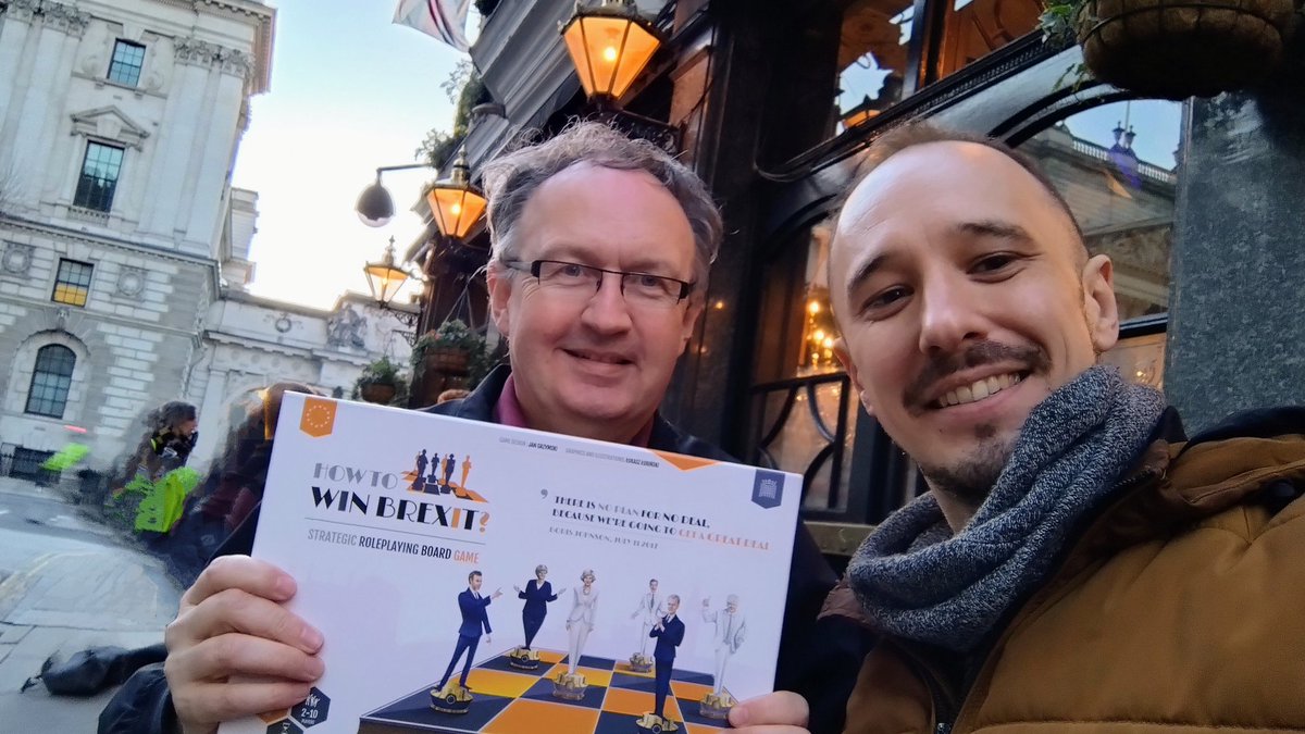 BrexitBoardGame's tweet image. We donated our #HowToWinBrexit #boardgame to @MuseumOfBrexit! Game&apos;s Creators @jangrzymski @RussellDFoster also spoke about how our boardgame brings more historical understanding of #Brexit. Many thanks to @DrBrexit to help this happen&amp;amp;looking forward to future joint cooperation!