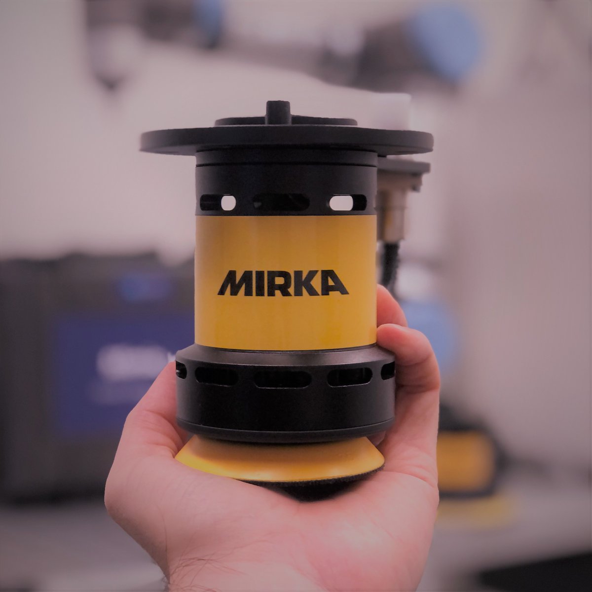 spe_labs's tweet photo. Our @Universal_Robot #UR5e got new toys from @KWHMirka  
Working with #MIMIC @NordboRobotics  will make #robotic #sanding and #polishing applications more accessible for everybody. #RoboCraft https://t.co/lLc62iKCwp