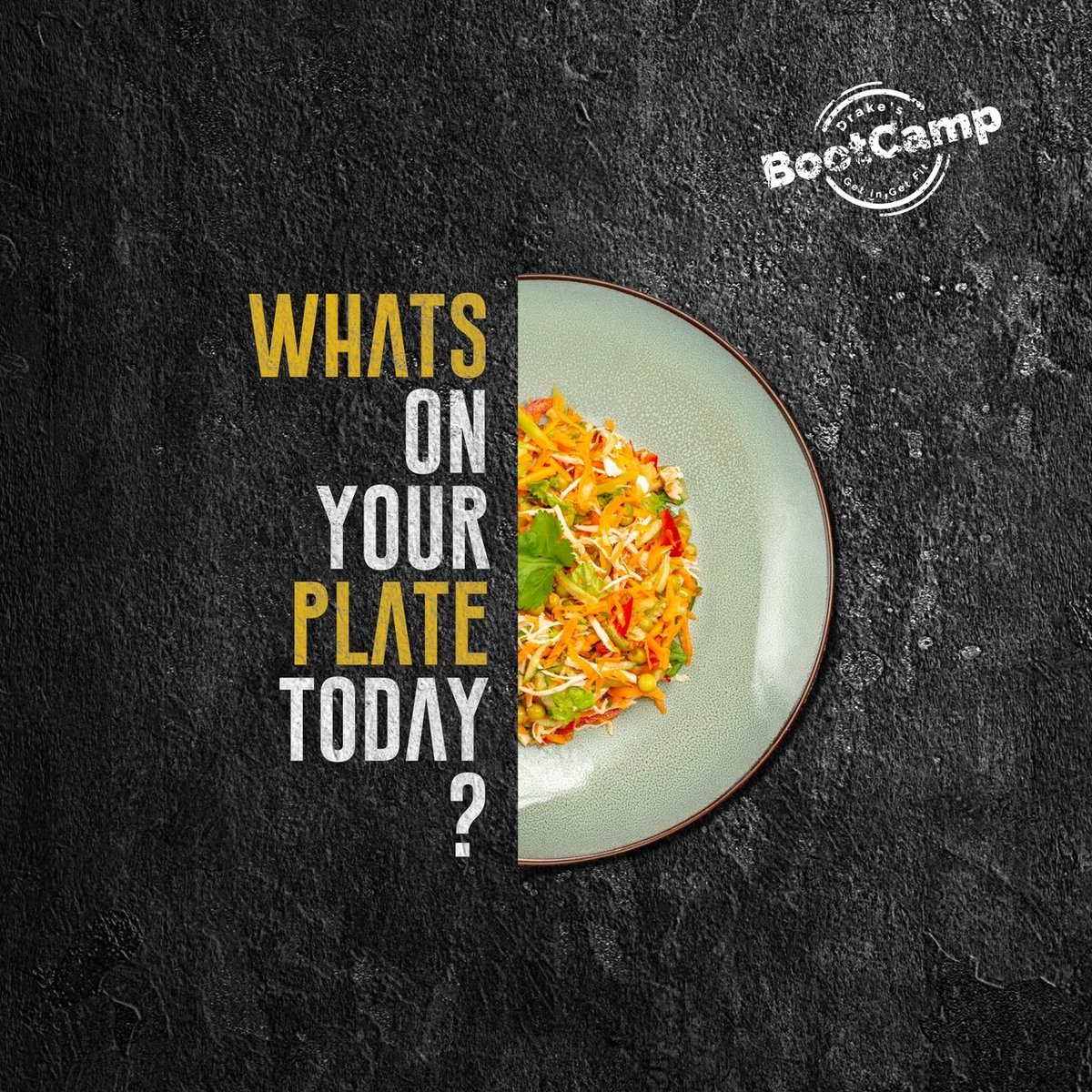 DrakesBootcamp's tweet photo. WHATS ON YOUR PLATE TODAY? Your focus should always be on identifying foods that perfectly benefit you.Good nutrition brings about good day to day activity and a good mood. It’s one way to stay healthy and in a good shape all year round. #escapingweakness Get in Get fit. https://t.co/FNnBFOD0Jo