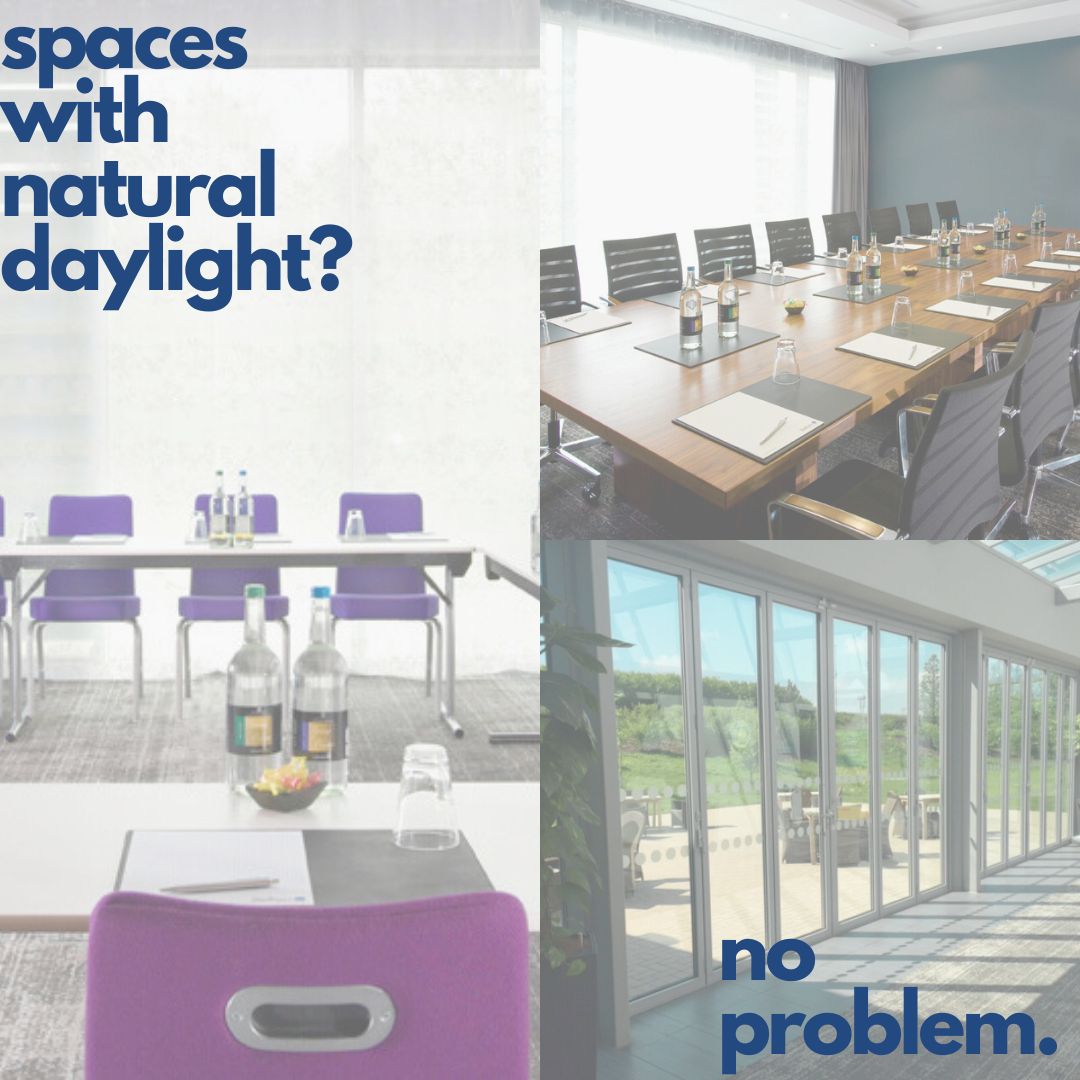 Daylight - does it matter? 🤔 

Natural daylight is proven to enhance morale, lessen fatigue and reduce eyestrain 🚀

Our venue is abundant in natural daylight as we understand that is absolutely crucial to wellbeing.  don't just take our word for it, come and see for yourself!