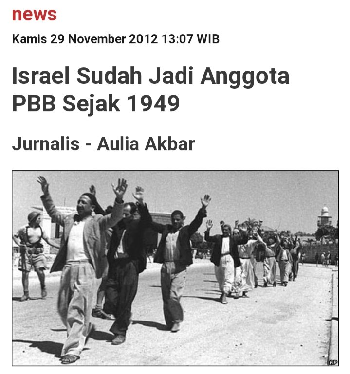 Kalau mau bicara menegakkan konstitusi jangan nanggung.
Keluar saja sekalian dari PBB..

Menyedihkan sebuah bangsa besar yang harusnya bisa bersaing dengan negara lain. Memilih tersandera masalah politik bangsa lain. 🙄