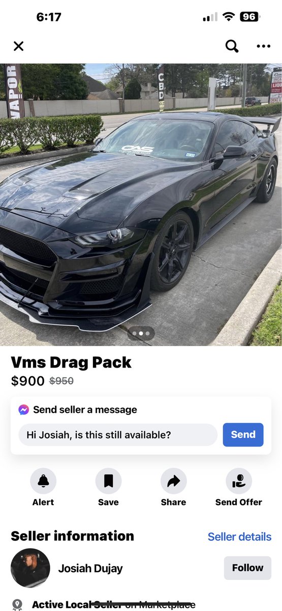 Not the Drag Pack for sale off the Ecoboost😂💀