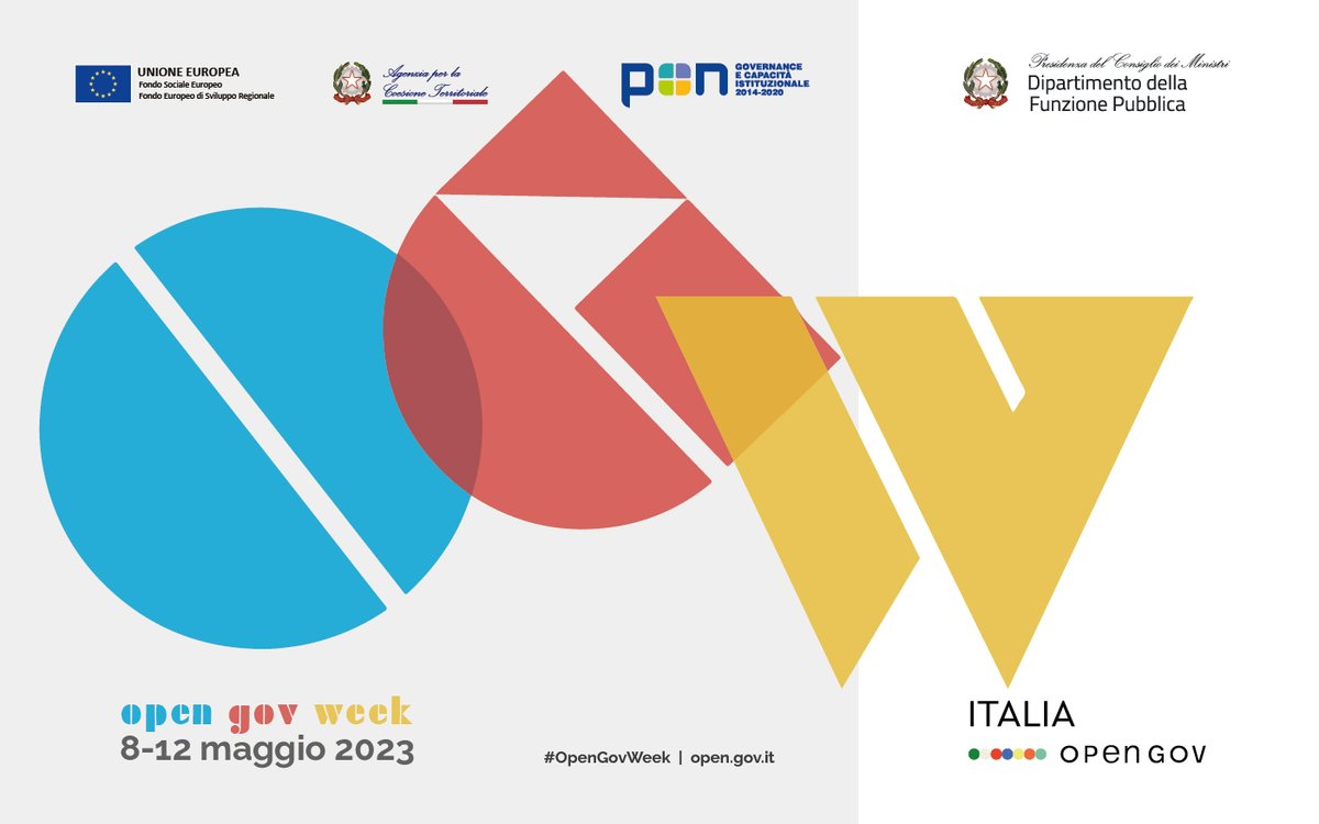 Costruiamo insieme il calendario della settimana mondiale del #GovernoAperto!
Organizza il tuo evento #OGW2023 sul territorio dall'8 al 12 maggio 📍🗓️e condividilo attraverso il modulo di adesione 📝 open.gov.it/partecipa/open…