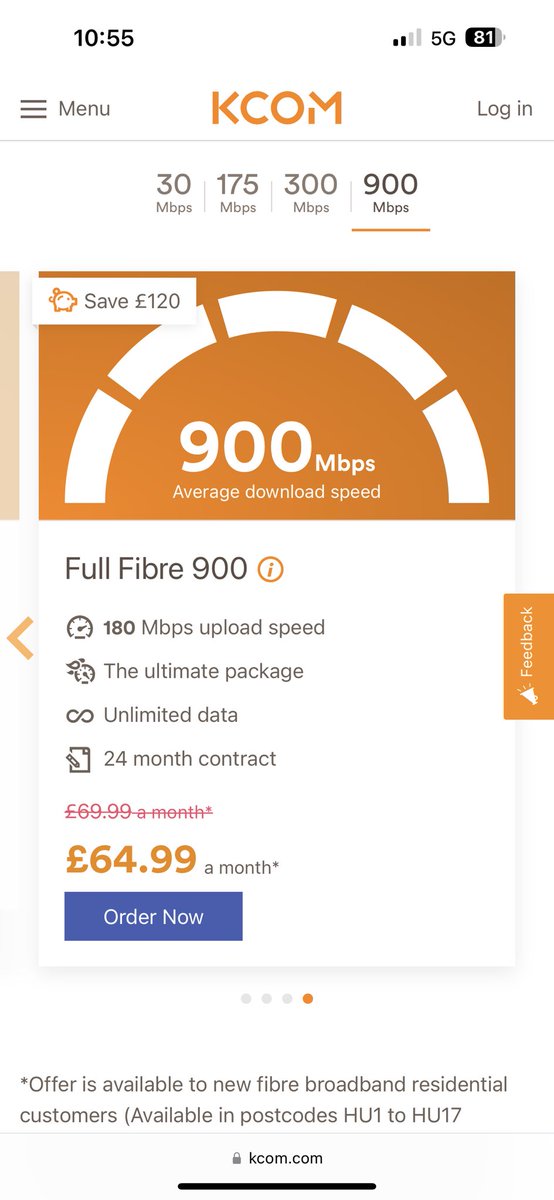 Ryan_Foster1995's tweet photo. A little disappointed to see that @KCOMhome still are not focusing on keeping loyal customers happy-all I see is constant adverts on broadband deals exclusively to new customers and all existing customers get is price rises. The competitors now offering a lot more for a lot less. https://t.co/kB6qjsak5E