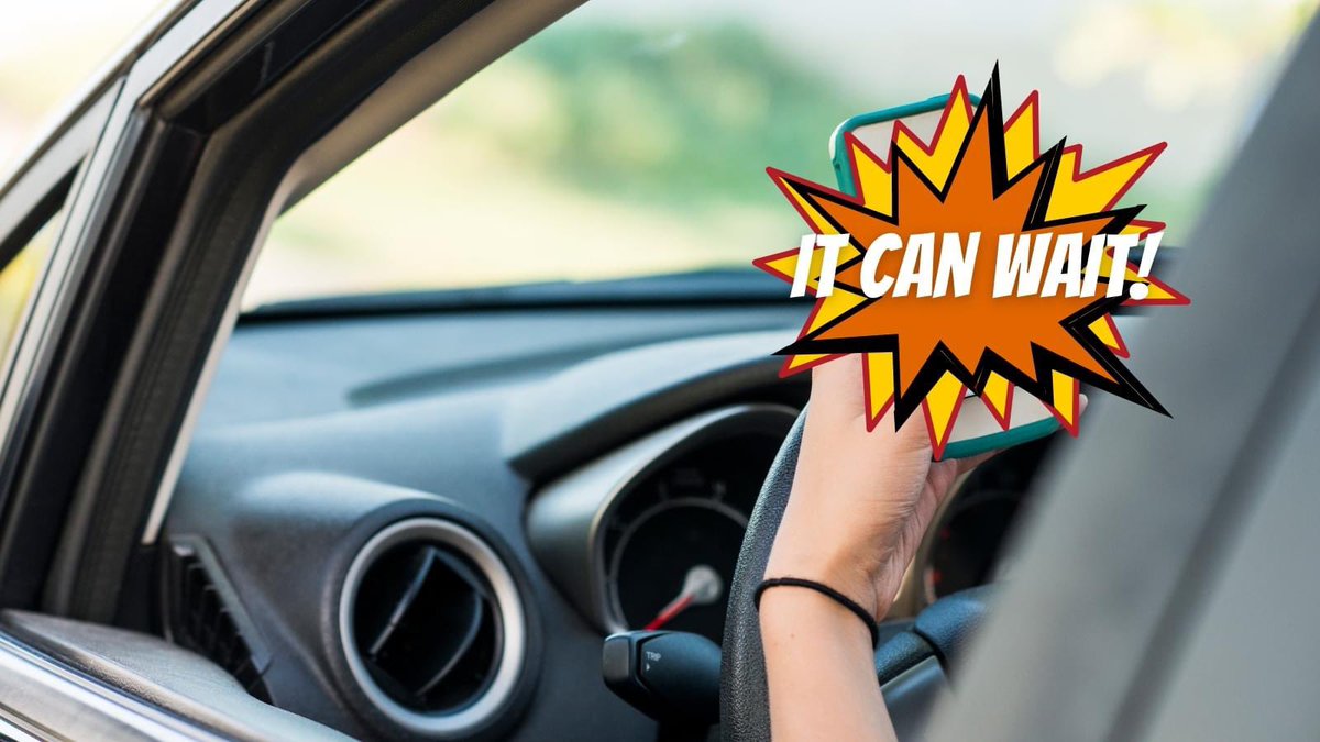 In 2020, 8% of all fatal crashes involved distracted drivers. Checking your phone? It can wait! Always, #JustDrive.