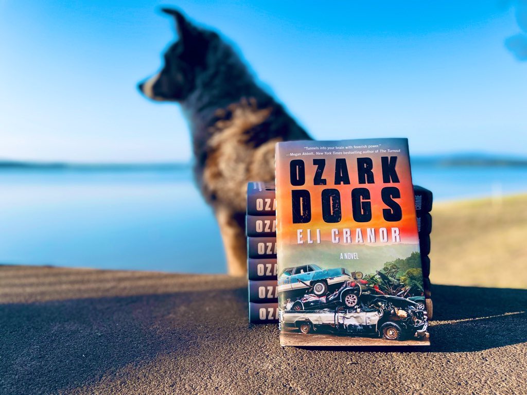 elicranor's tweet photo. my 2nd novel OZARK DOGS hits shelves today

thx @julietgrames @davidhalesmith @bronwenh @soho_press for making this dream a reality 

if you like your thrillers served southern-fried with at least 2 major twists, then this one’s for you

get DOGS here https://t.co/LWLxXUxp2d https://t.co/1Ee2vtl2Dx