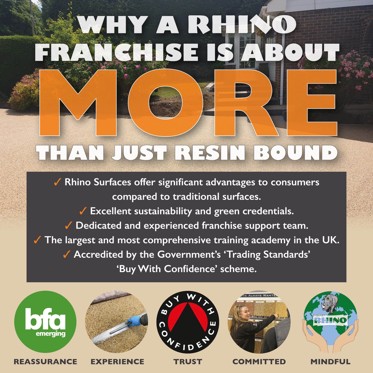 rhinosurfaces's tweet photo. Click the link below to find out why there's more to a Rhino franchise than just resin bound...
https://t.co/E6zMIiFnkX
Contact us
๐ 01933 276998
๐ง rhinoinfo@btinternet.com
๐ปhttps://t.co/bVR8PE2uJJ
#UKFranchising #BFA #StrongerTogether #FranchisingOpportunities #civvy https://t.co/qWHhkkEVPw