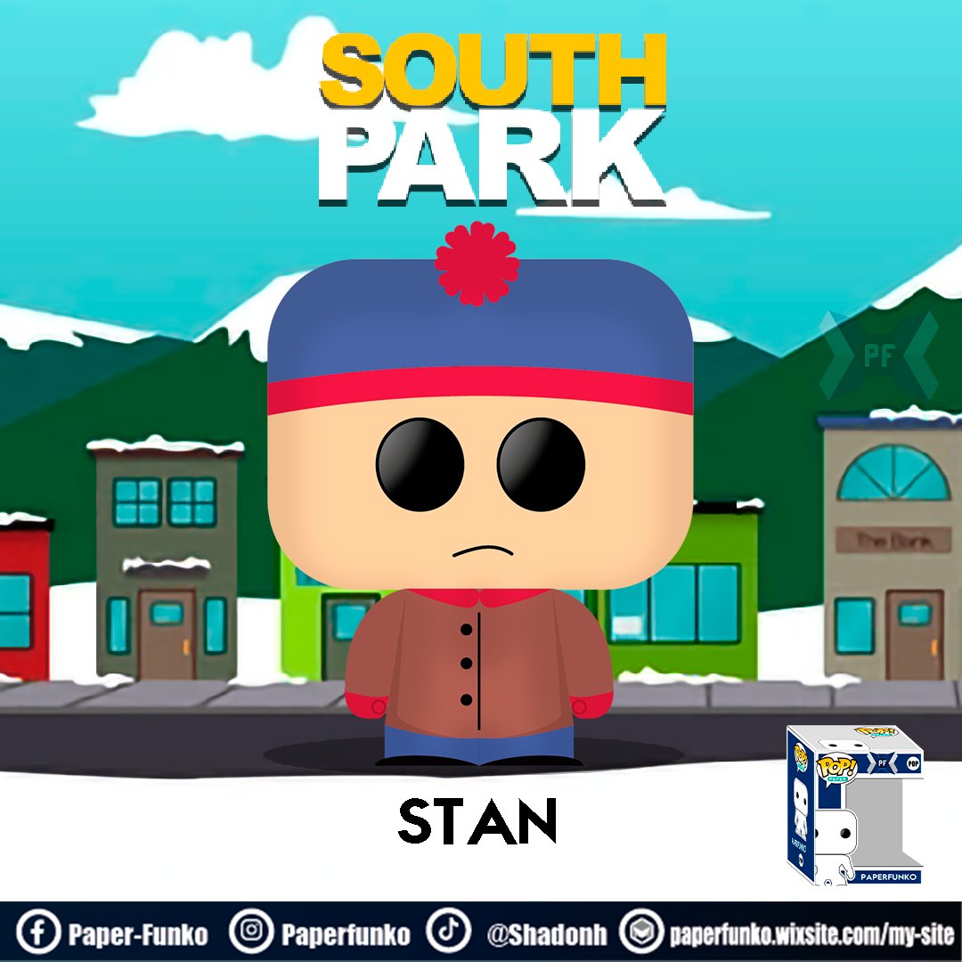 CRISTIA19894174's tweet photo. 🌲SOUTH PARK🌲
Ya disponible nueva versión
Kyle (566)
Cartman (567)
Kenny (568)
Stan (569)
https://t.co/NtHhSjl8li
#paperfunko #funkopop #papercraft #paper #southpark https://t.co/wMcwhTvTAz