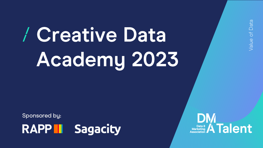 DMA_UK's tweet photo. The #CreativeDataAcademy 2023 is here 🎉 Starting today in Central London, 30 aspiring marketers will get inside the real world of creative data.
A big thank you to @RAPP_UK and Sagacity for sponsoring this year’s Academy.
Learn more here ➡️https://t.co/WYKPIWzKXY https://t.co/p3qJp6ddHh