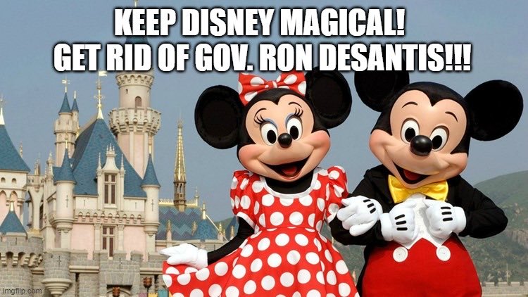 mcarr2021's tweet photo. @svdate @TheRickWilson #DesantisDisney https://t.co/vMrxKJasnm