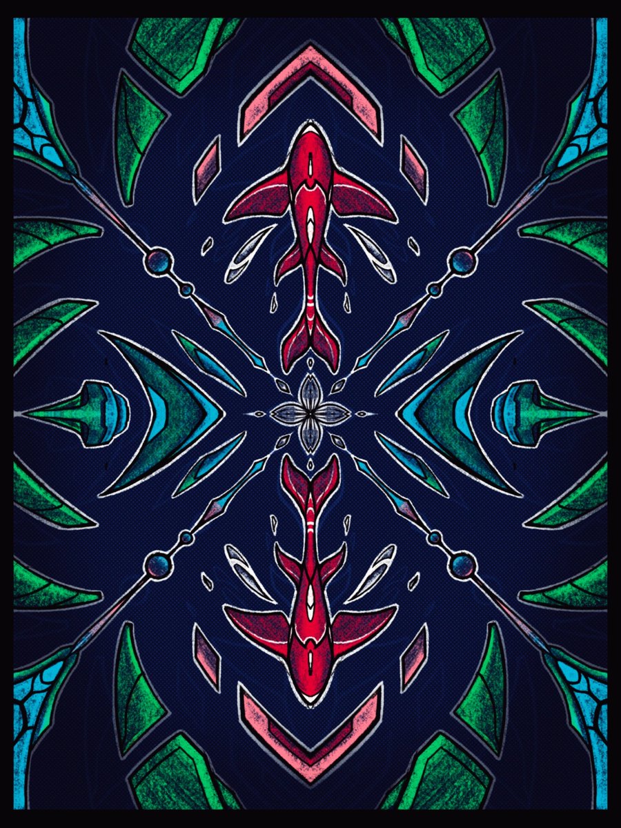 Great art, I bought it! One copy at an unbelievable price. I love this kind of kaleidoscopic work. Tnx <a href="/lizavolka/">Elizaveta</a>!
objkt.com/asset/KT1WyYnN…