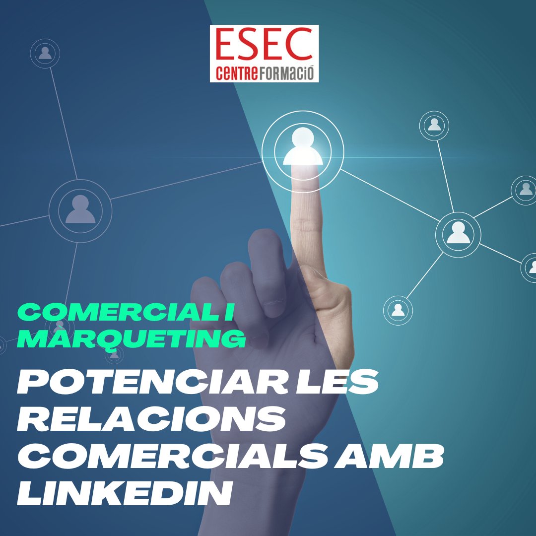 ESEC_Formacio's tweet image. El social selling ben fet: des de la presentació professional i de serveis a la conversa amb el client. Aquesta és la proposta del webinar Potenciar les relacions comercials amb LinkedIn que ja va per la seva 12a edició.
bit.ly/linkedIncial