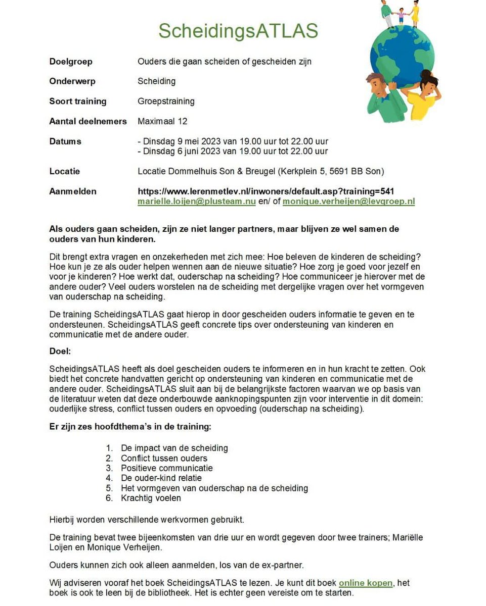 #groepstraining #scheidingsATLAS #levgroep