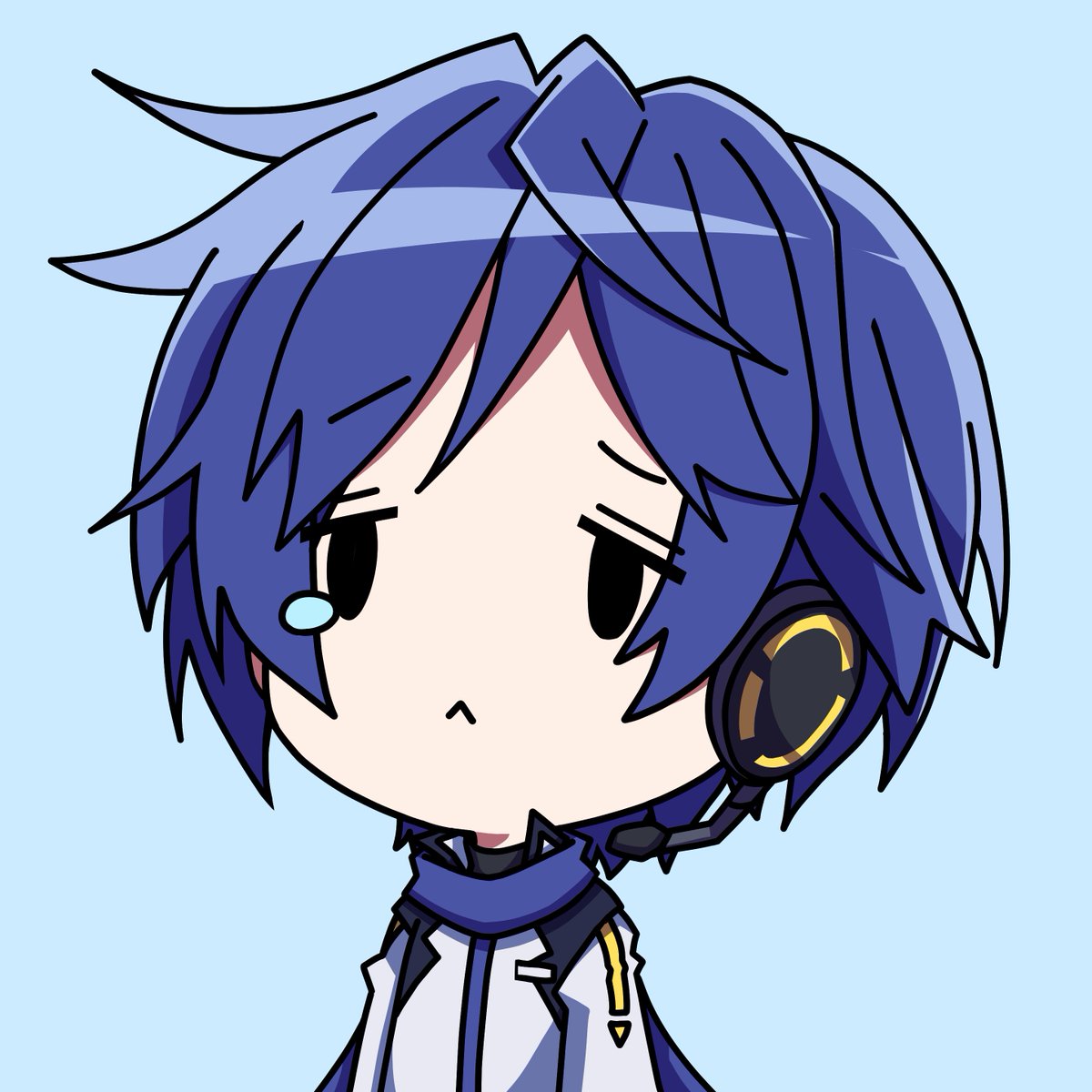 再掲】 カイト兄さんフリーアイコン ご自由にお使いください。 #KAITO