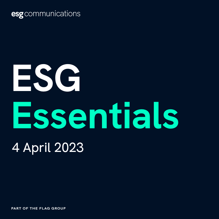 In this week's edition of ESG Essentials, we discuss two new reports that detail new climate risks and opportunities for investors in the food sector. Read more here: esgcommunications.com/our-thoughts/e…