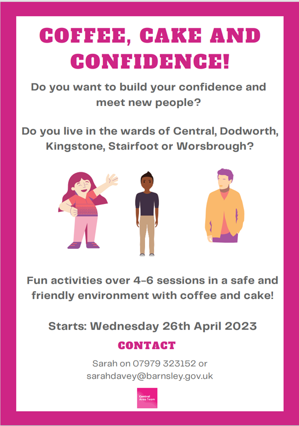 The three C'S sounds like a good mixture to me. 😀
If this sounds like something you would be interested in or want any further information contact Sarah on the details below.