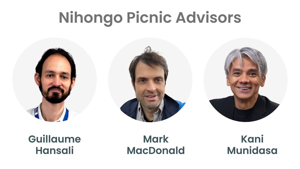 Ako | Nihongo Picnic (@akokitamura) on Twitter photo 🪴<a href="/nihongopicnic/">Nihongo Picnic</a> now has 3 official advisors on the team that will be helping us expand the business! <a href="/ghansali/">Guillaume Hansali</a> <a href="/markmacd/">Mark MacDonald</a> <a href="/munidk/">Kani Munidasa</a> よろしくお願いします! 🪴<a href="/nihongopicnic/">Nihongo Picnic</a> now has 3 official advisors on the team that will be helping us expand the business! <a href="/ghansali/">Guillaume Hansali</a> <a href="/markmacd/">Mark MacDonald</a> <a href="/munidk/">Kani Munidasa</a> よろしくお願いします!