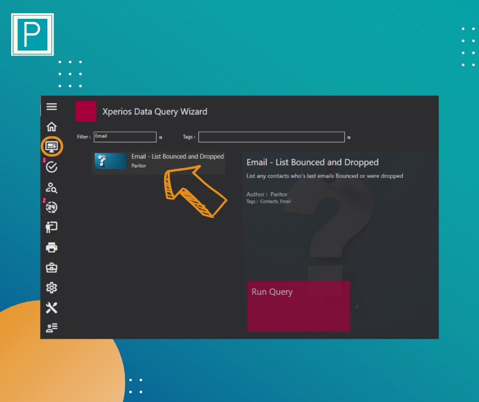 ParitorSoftware's tweet image. Tip Tuesday 🌞

Up your comms and customer service. See if 
there are any non delivered emails and take action.

Click on the dashboard, search for Email and run the List Bounced and Dropped report.

#xperioscan #tuitionadministrationsoftware #hardworkmadeeasy
