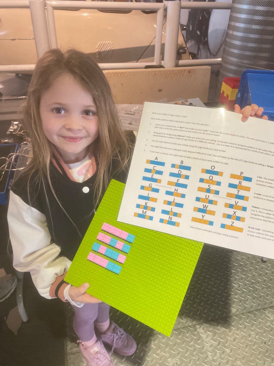 TaliaWhitephoto's tweet photo. E had a great morning at rhe science museum she learnt about morse code 🧪 🥼🔭 @ourladyoflourd1 https://t.co/3bROtpsLAe