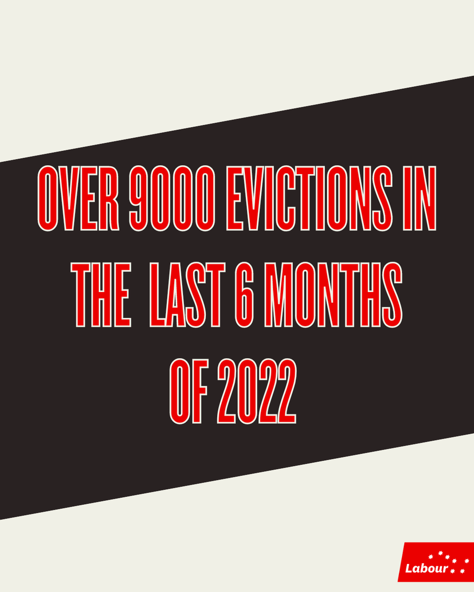 labour's tweet photo. The current conservative Government are failing the people of Ireland.
4,329 notices of termination were issued in Q4 of 2022. The Government has no plan in place for the thousands of renters at real risk of entering homelessness.
We must extend the eviction ban. #SaveTheBan https://t.co/hbydDORXRU