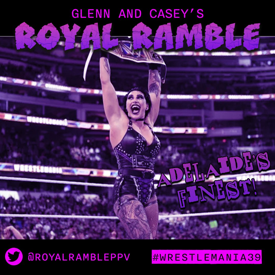 RoyalRamblePPV's tweet photo. #Wrestlemania goes Hollywood! (Again) Will a new Queen be crowned? Will Dom Dom do some hard time? Will Sami Zayn finally catch a freaken break? Full review of Sunday's festivities available here: https://t.co/ndacwyrZ4z Let's go! #PodernFamily #PodcastHQ #Podmosphere #WWE https://t.co/6HmZFodDOQ