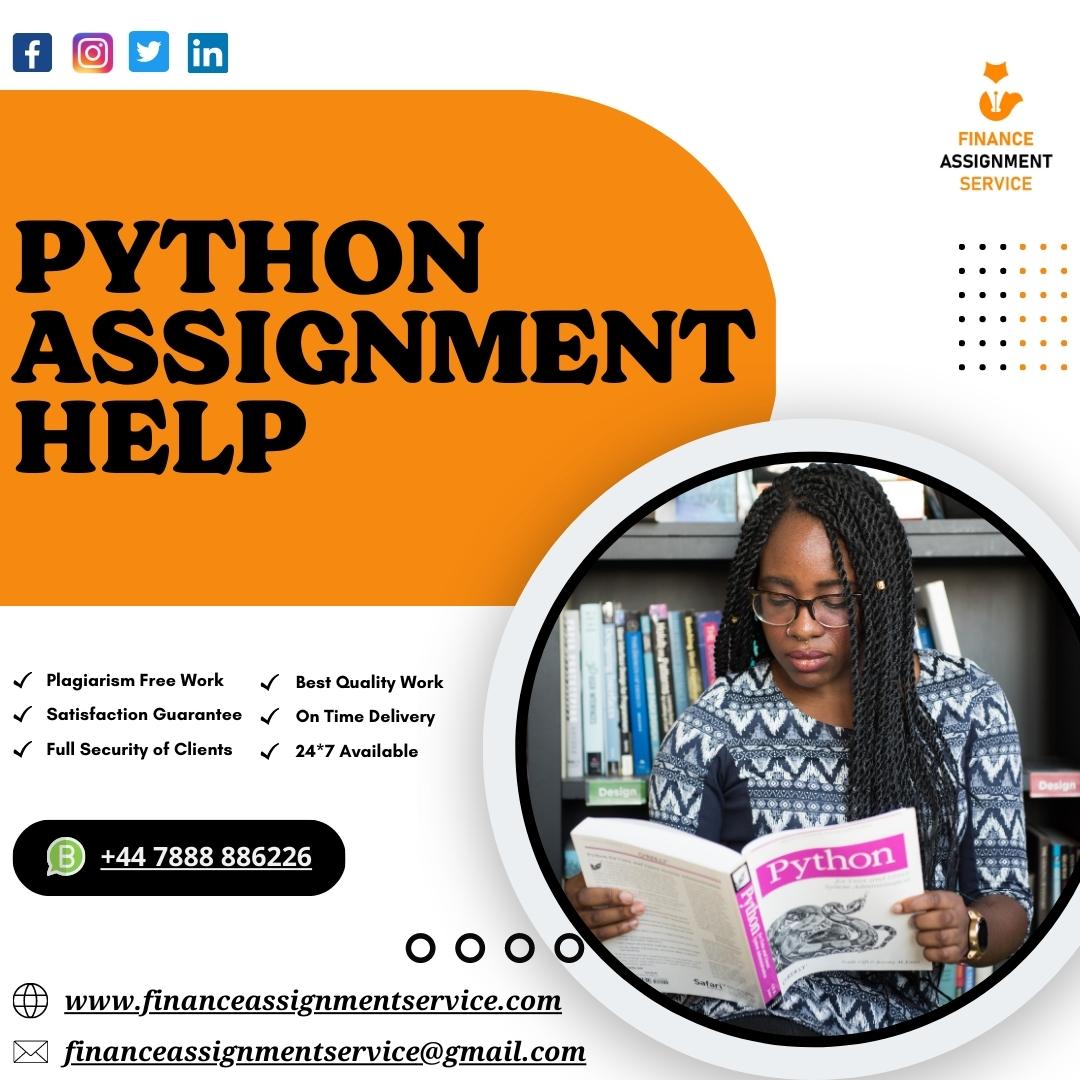 FinanceAssignm8's tweet image. Struggling with Python assignments? Don't worry, we've got you covered! Our Python experts are here to help you ace your assignments.
#PythonAssignmentHelp #CodingMadeEasy