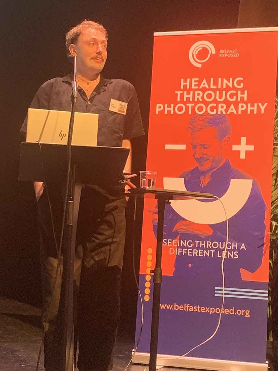 drrosieb's tweet photo. @BelfastExposed #htpconference2023 
2day dive from marginal to more included #story and skill building, healing through photography conference @TheMACBelfast #socialinclusion #creativity #empowerment 
camera = tool for personal and community healing #voice https://t.co/yusw15JDQd