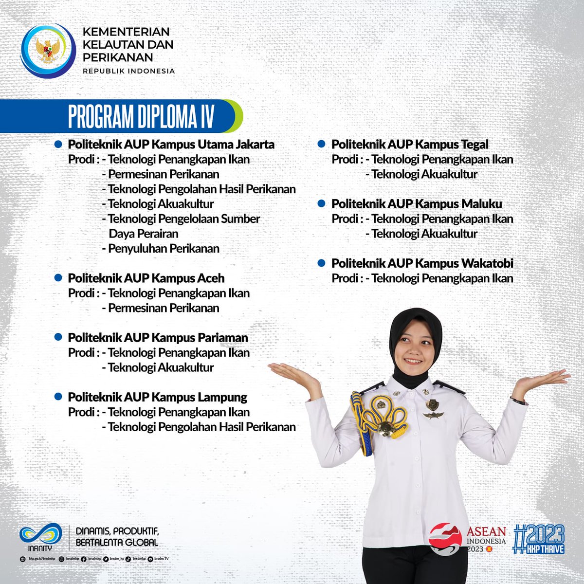 frizakanin's tweet photo. Kalau #SobatBahari, sudah tau belum program studi yg akan dipilih pada #PENTARU2023?
Yuk simak pada infografik berikut!
Jangan lupa siapkan diri dan persyaratannya. Semangat yaa😉

#KKPThrive #SDMKP #SDMUnggul #PendidikanKP @kkpgoid @saktitrenggono @in_radiarta @pusdikkp https://t.co/0YwoiWd7Tt