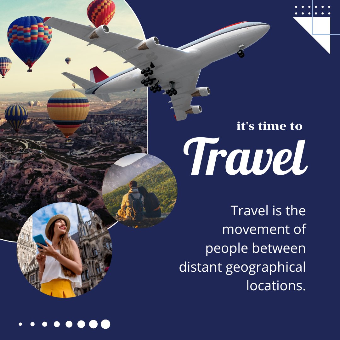 Travel is the movement of people between distant geographical locations.

#travel #vacation #travelmood #holiday