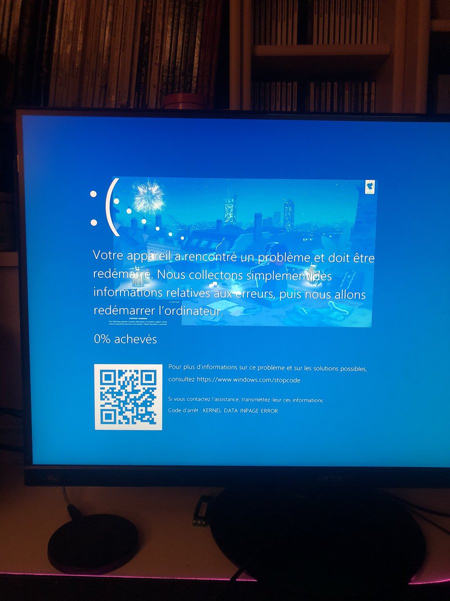avaalone_'s tweet photo. En ce moment mon PC n’arrête pas de planter, pas mal de BSOD mais toujours une erreur différente à un moment différent, même si ça semble lié aux kernels. @LDLC_Help, une idée d’où peut venir le problème? https://t.co/tNvzniUpSw