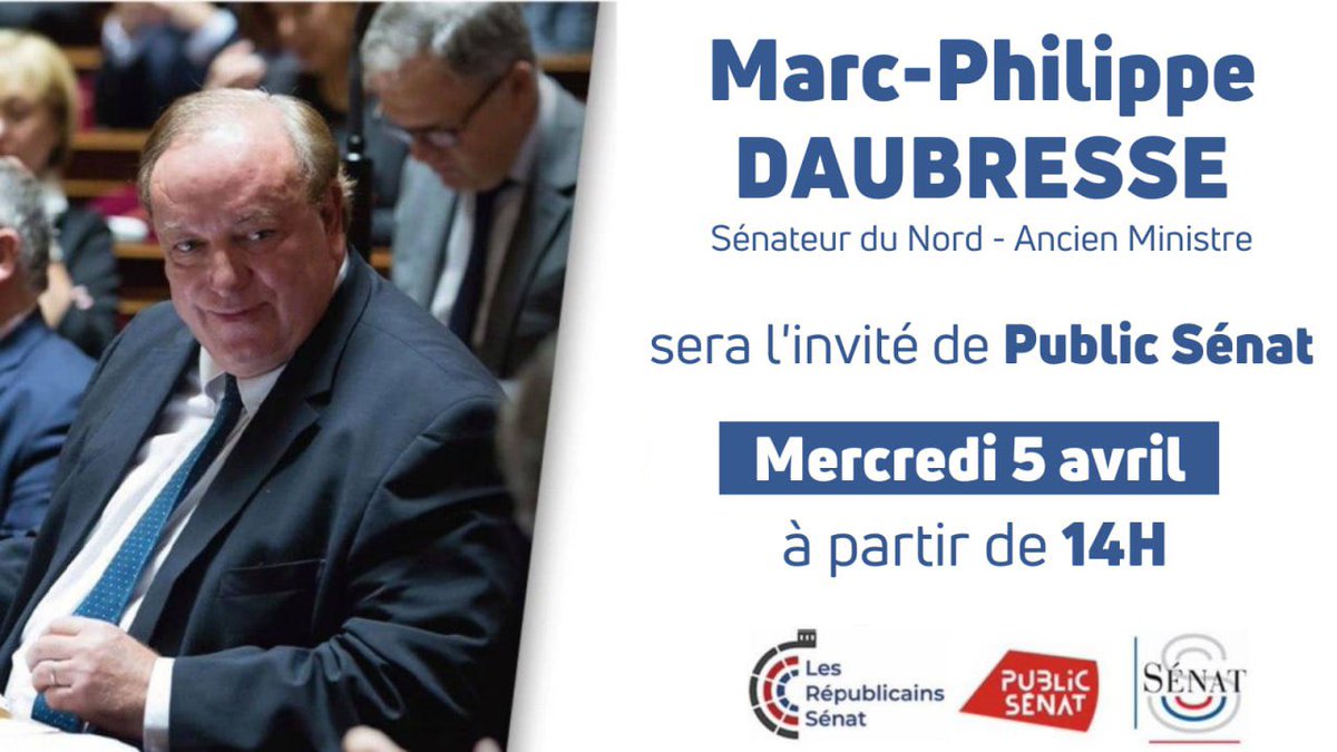 🎙 Je vous invite à me retrouver en direct demain à partir de 14h sur <a href="/publicsenat/">Public Sénat</a> où je réagirai à l’actualité politique. 

➡️ N’hésitez pas à partager ce message. 

<a href="/lesRepublicains/">les Républicains</a> <a href="/lesRep_Senat/">Les Républicains Sénat</a>