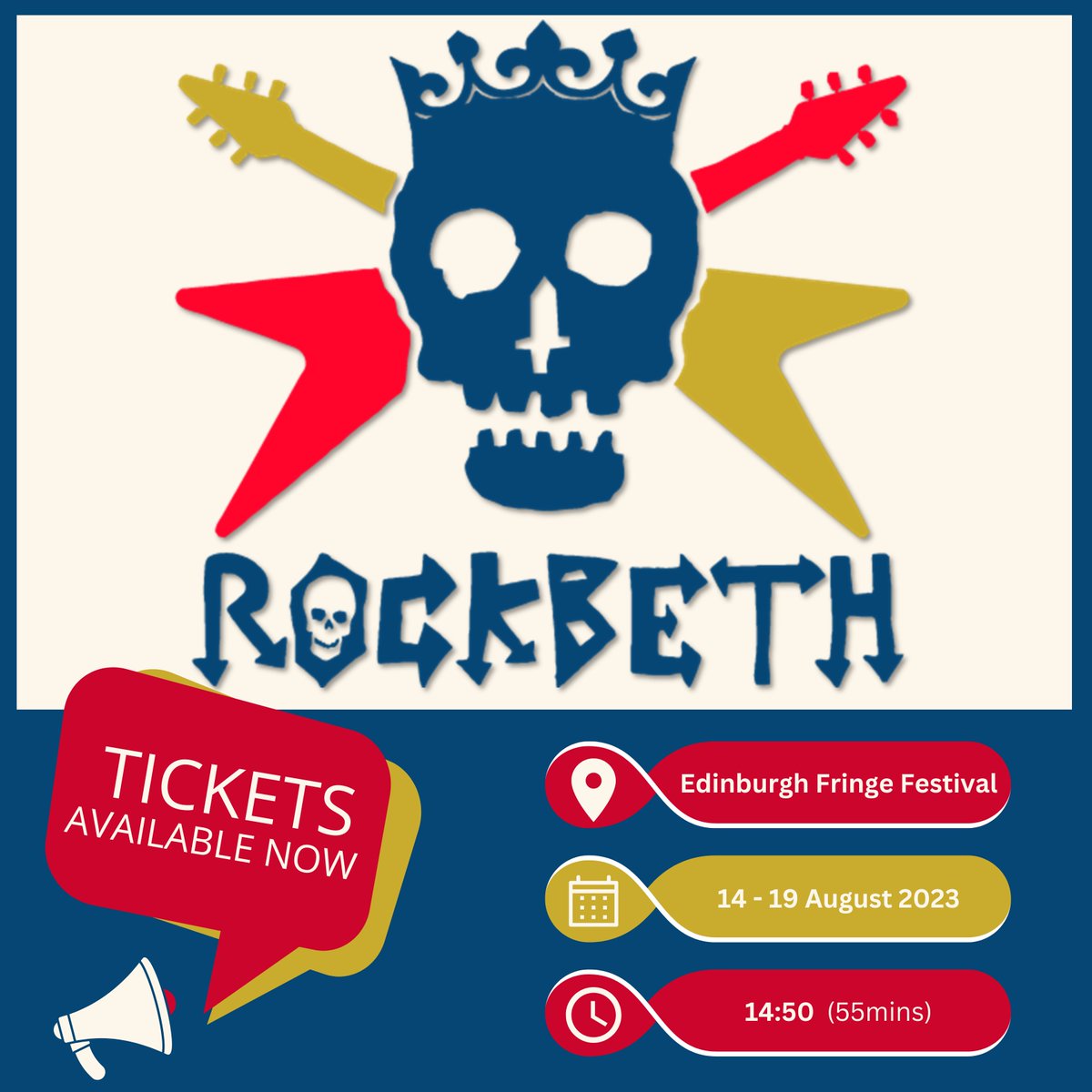 Exciting news!
The listing for the MHS production of Rockbeth is now live on the #EdinburghFestivalFringe tickets website: tickets.edfringe.com/whats-on/rockb…
Tickets are on sale now! Don’t miss out… we hope to see you there 
#MoreHouseSchool #MHS #Farnham #dyslexia #music #drama #rockbeth