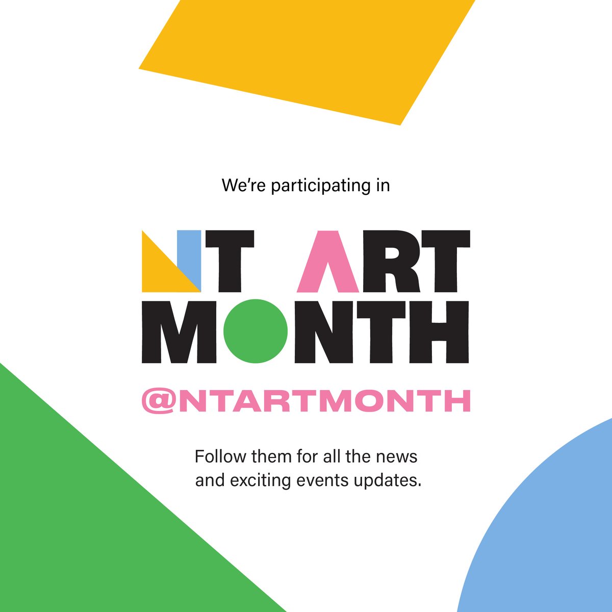 This new event will run from the 7th - 30th June. Follow @NTArtMonth for updates, and look out for news about the artists who will be displaying their work at Watson for the month!

#ntartmonth #edinburghart #edinburghnewtown #artinedinburgh #artgalleryedinburgh