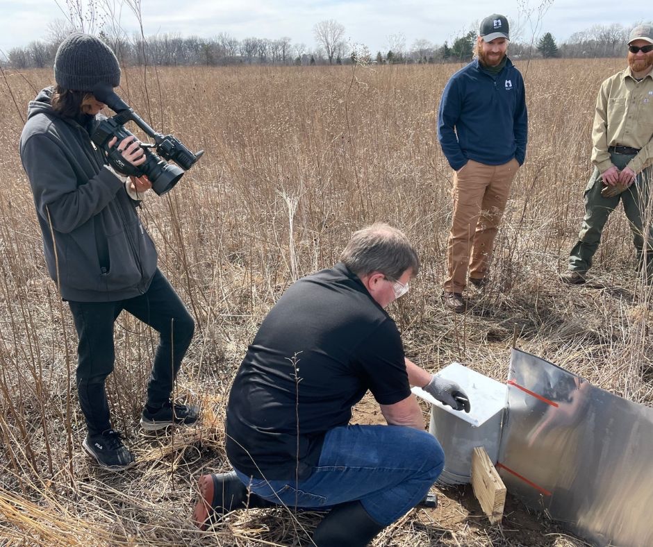 🌿 The Ohio Division of Wildlife created a training on the construction of wildlife camera traps for conducting animal census and asked our DVP students to help! 3 students spent the day recording the training to be sent to wildlife organizations across the country! #SuccessReady