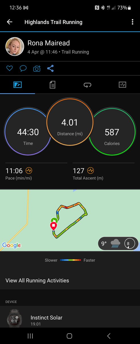 So i decided to get out. And this time, it was a run. 6.45km. Even surprised myself here definitely out of practice. 
The joys of living on a farm is you have about 1.5km of nothing but fields. Love the quiet life. 
#letsgetmoving #getfitnotfat #countrygirl #countryliving #run