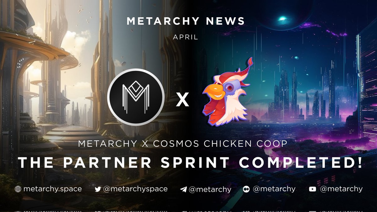 We are very excited about your involvement in the #Crew3(#Zealy) sprint as part of the <a href="/MetarchySpace/">Metarchy</a> and <a href="/cosmos_coop/">Cosmos Chicken Coop</a> partnership! 🥳

And today we are happy to #reward the participants of the sprint! 🤩

Winners, check your roles in discord!
Congratulations! 🥰

#giveaway #p2e