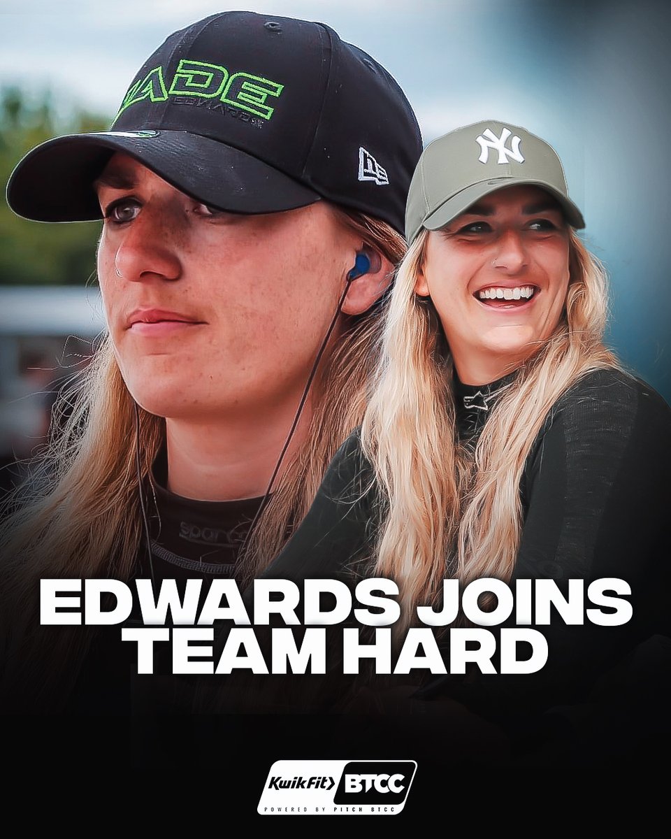 Pitch BTCC (@pitchbtcc) on Twitter photo 🚨 Edwards joins Team HARD. Racing for 2023
<a href="/JadeEdwards9/">Jade Edwards</a> 🤝 <a href="/TeamHardRacing/">Team HARD. Racing™</a>
Head to the App for the full story ➡️ onelink.to/drzrem
#BTCC #JadeEdwards #TeamHardRacing 🚨 Edwards joins Team HARD. Racing for 2023
<a href="/JadeEdwards9/">Jade Edwards</a> 🤝 <a href="/TeamHardRacing/">Team HARD. Racing™</a>
Head to the App for the full story ➡️ onelink.to/drzrem
#BTCC #JadeEdwards #TeamHardRacing