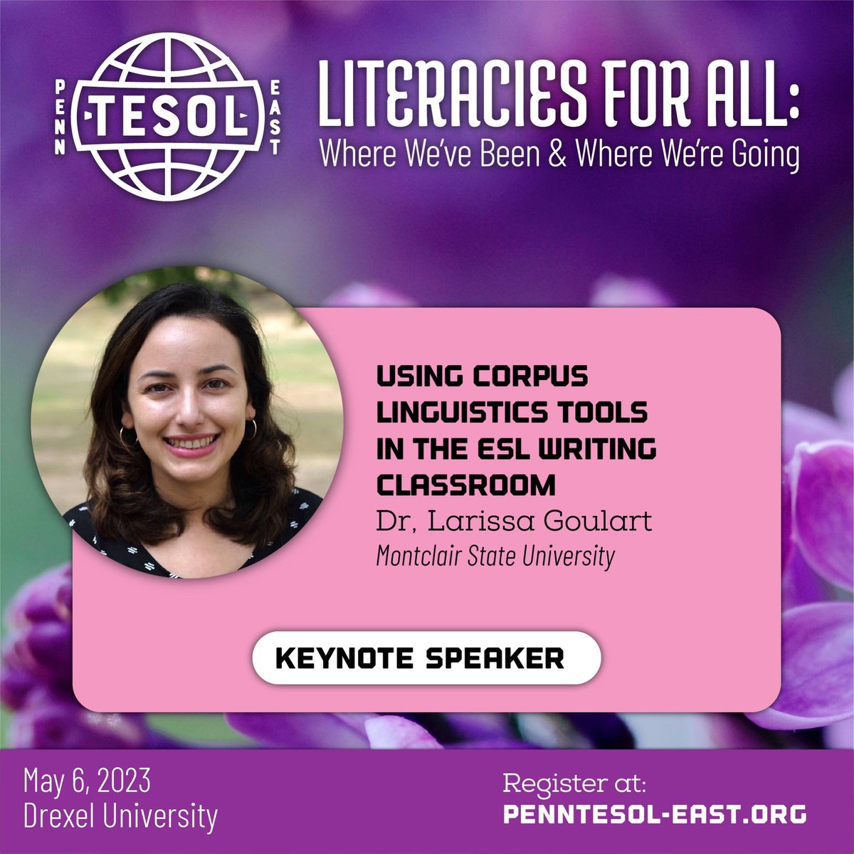 Using Corpus Linguistics Tools in the ESL Writing Classroom <a href="/PennTESOLEast/">PennTESOL East</a> 
facebook.com/events/s/pennt…