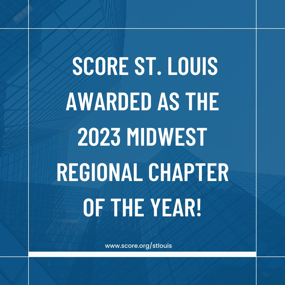 scorestl's tweet photo. This award is a reflection of the work of our volunteers and we have no plans of stopping.
Learn more about us here: https://t.co/A83USjsVhp
#proofofexcellence #SCOREawards #achievement https://t.co/bfpHZ1EuaD