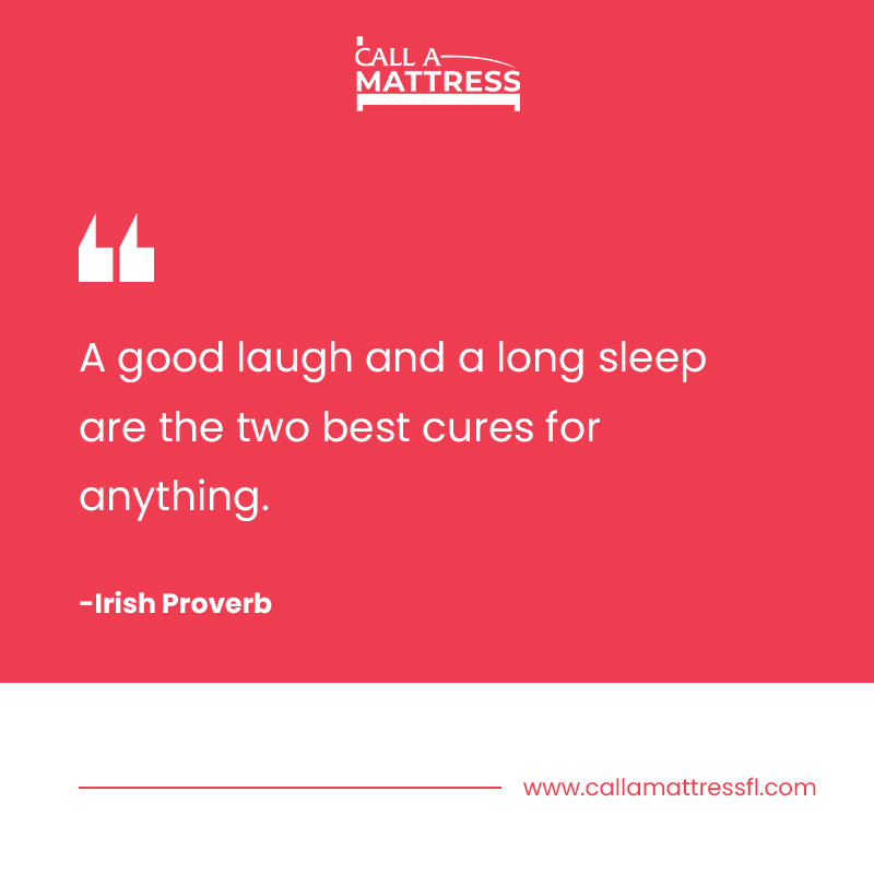 call_a_mattress's tweet photo. No matter how bad your day was, there's nothing like a good laugh and a long sleep. ❤️
#florida #sleep #sleeping #sleepbetter #sleeptime #sleepwell #sleeptight #sleephelp #sleepsupport #bettersleep #florida #jacksonville #bedding #callamattress #bestcures #irishproverb https://t.co/IsJsQR7GHX