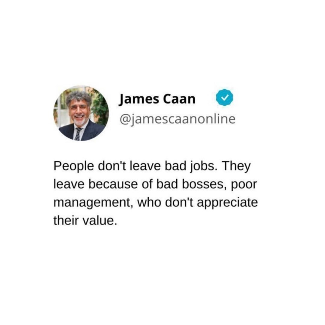 Looking to improve talent retention? Start by examining your management practices. Poor management is a leading cause of employee turnover.  Don't blame the job; blame the boss!

Have you ever left a job because of a bad boss or poor management?