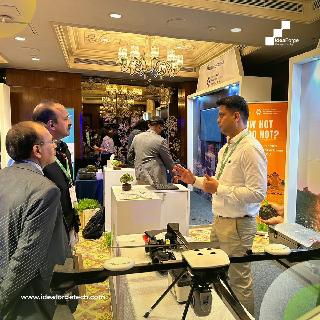 Here’s a glimpse of ideaForge at #ICDRI2023, #Delhi! The conference brought together like-minded individuals under one roof to discuss solutions for shaping resilient #disaster infrastructure.

#resilientinfrastructure #uav