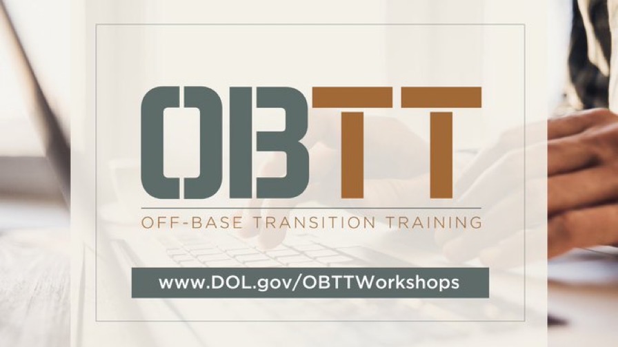 #Veterans, have you heard of @VETS_DOL's OBTT program? 💼 OBTT workshops aim to assist veterans & their spouses w/ employment preparation, w/ in-person & virtual options available. Learn more & register for a FREE workshop near you today ⤵️ 💻ow.ly/jl7S50MESkF