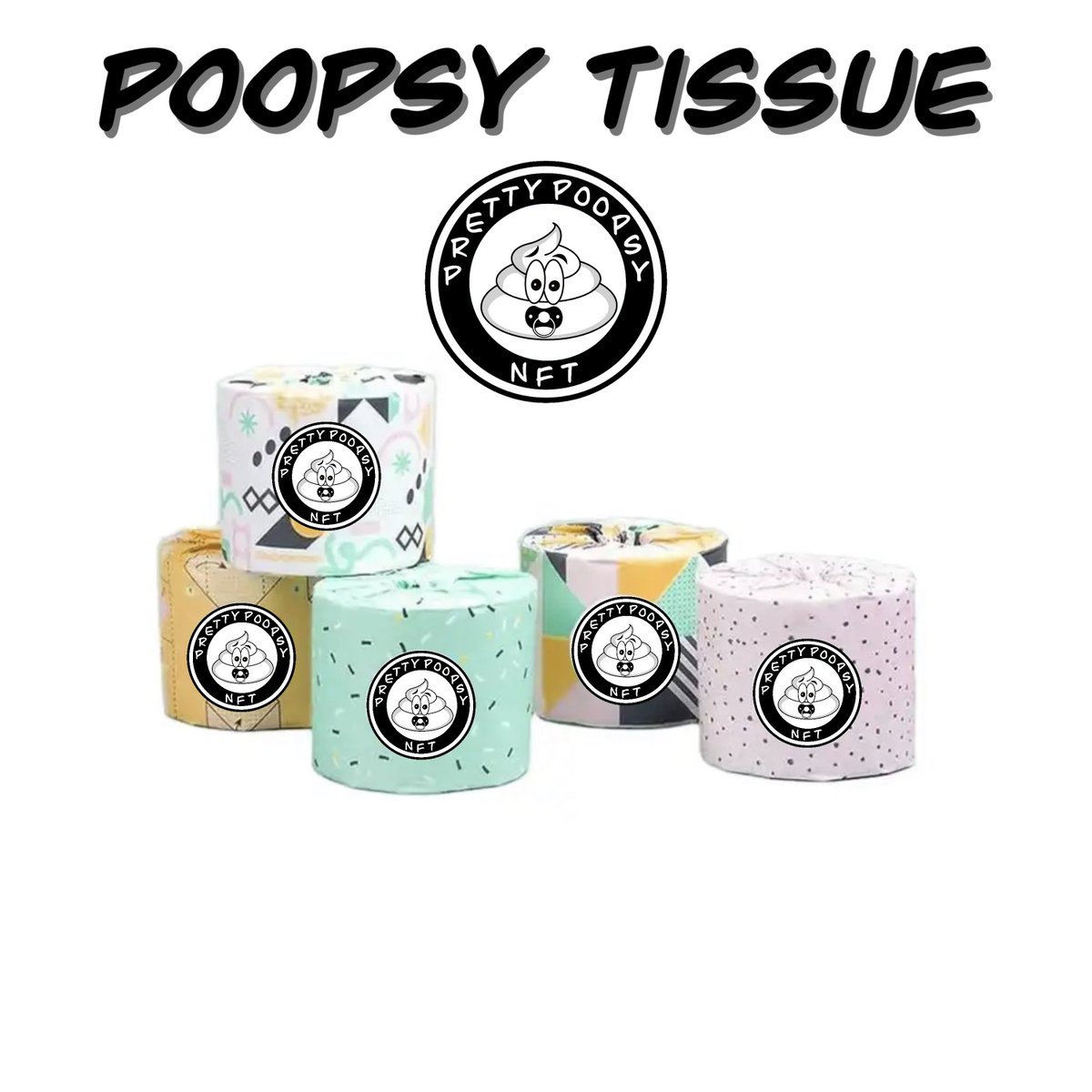 PrettyPoopsy's tweet photo. You’re not just minting a NFT. You’re minting ownership of Pretty Poopsy NFT! Go grab your share! Let’s get stinky💩 

🚨 50% shares to holders 🚨

🧻 Let’s stink up the blockchain 🪠 https://t.co/dhM3Qkws83