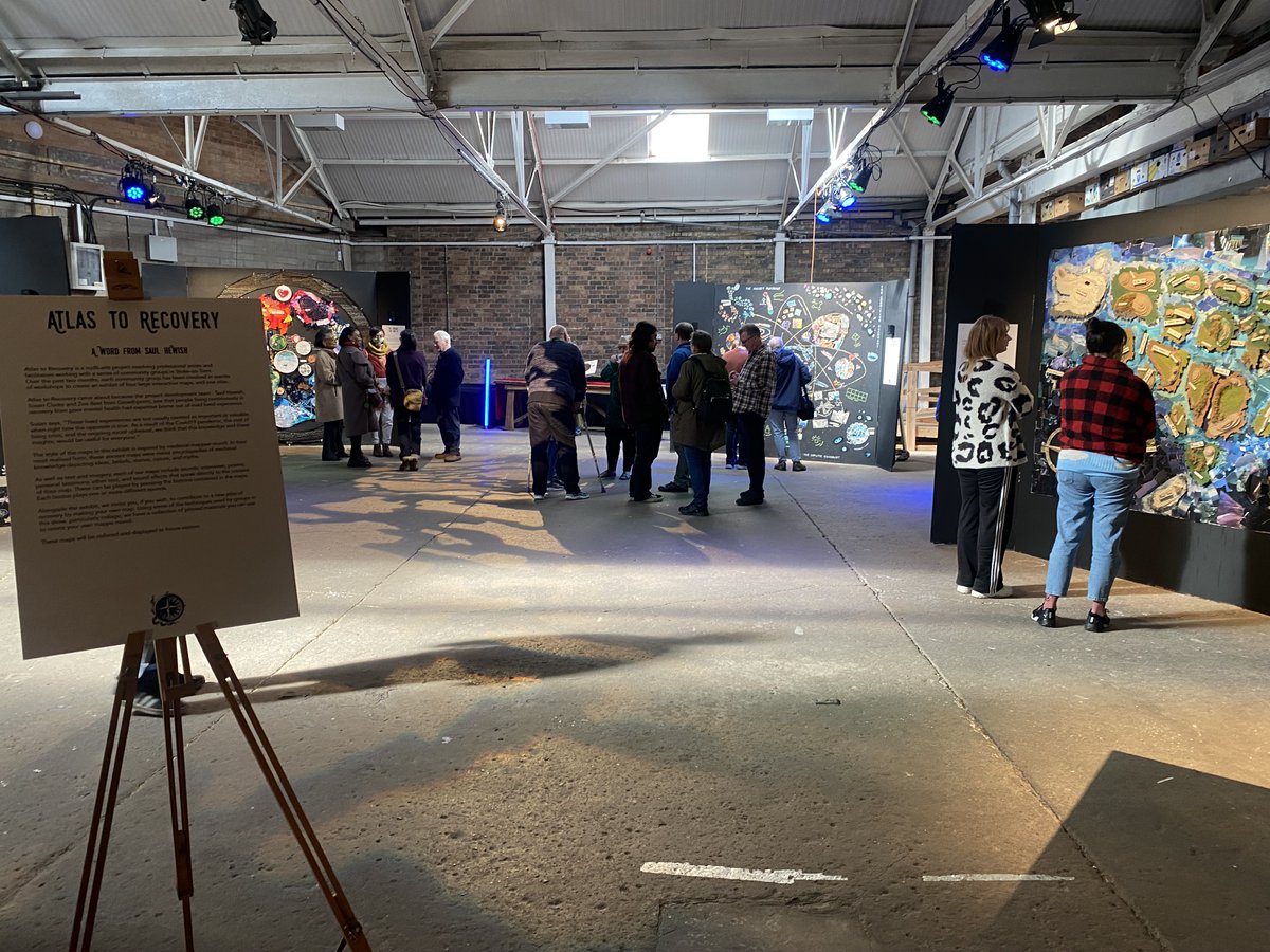 BArtsStoke's tweet photo. The sun is shining and we are open again today 2-8pm!
Bread in Common is serving hot and cold food and hot and cold drinks all day and into the evening!
Looking for an Easter Holiday activity? You can also make your own Mappa Mundi with our collaging activity with artist Dan (1) https://t.co/NX9LRCpo7A