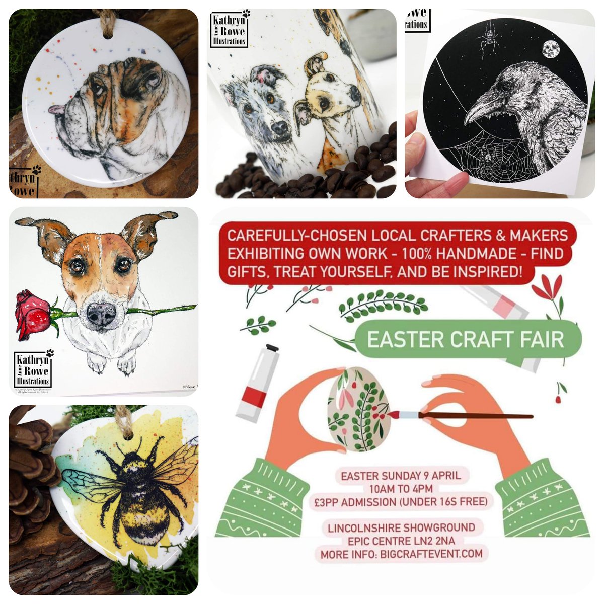KariArt152's tweet photo. Come and join me and a whole host of crafters, makers and artists at this years Easter Big Craft Event on Easter Sunday in the Epic Centre at Lincolnshire Showground.
Hope to see you there!
@Amy_Claridge
#BigCraftEvent #EasterCraftEvent #Crafts #LincolnshireCrafts #LincsConnect https://t.co/ylKmF5zKMD
